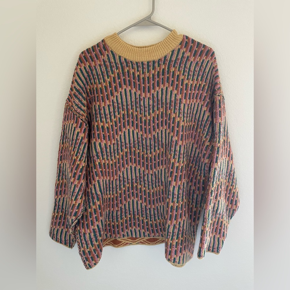 Free People Malibu Pattern Sweater Set